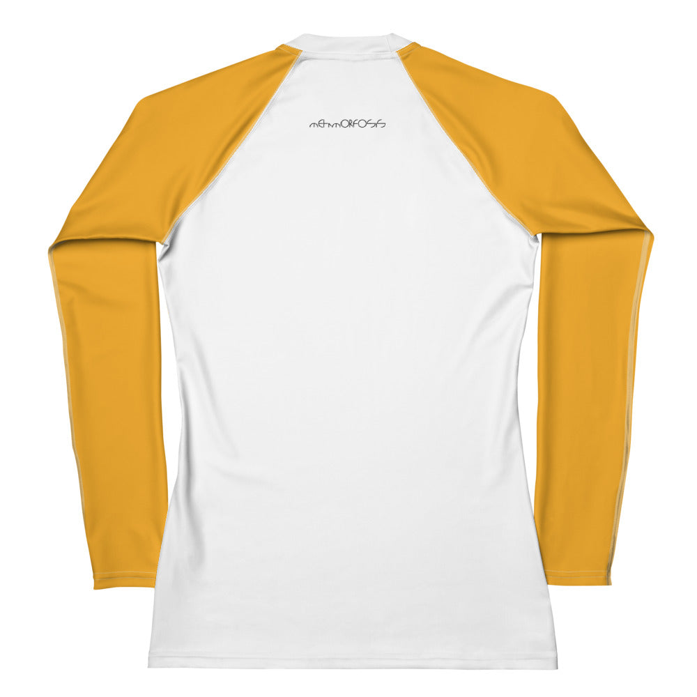 Metamorfosis Orange Rash Guard