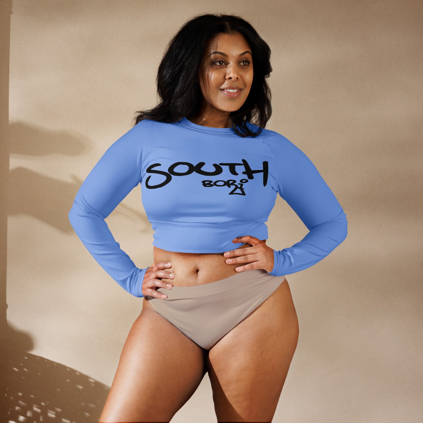 Costa Crop Top Rash Guard