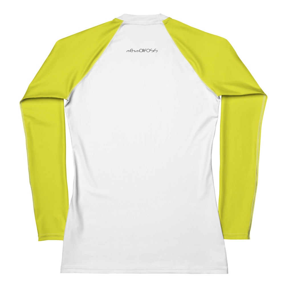 Metamorfosis Yellow Rash Guard